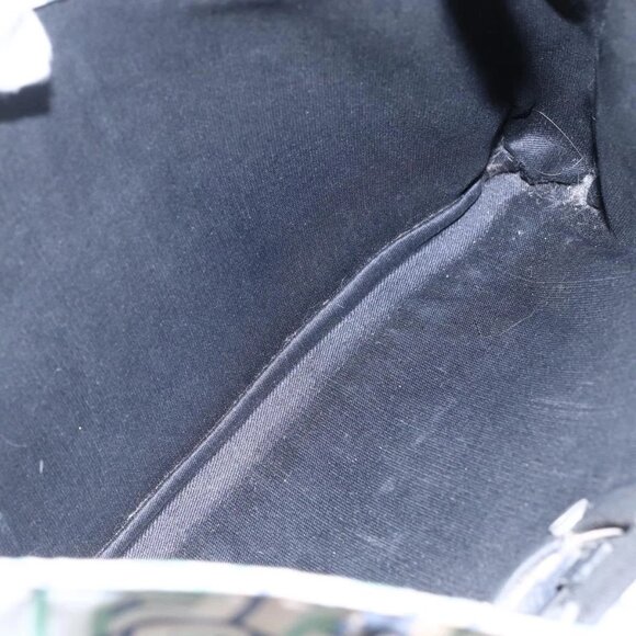 FENDI Zucca Canvas Hand Bag Green Silver Auth 148002 - Picture 12 of 16